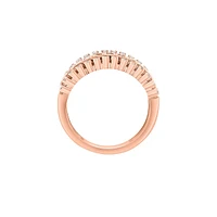 14K Rose Gold & 0.91 CT. T.W. Diamond Array Ring