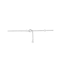 14K White Gold & 1.91 CT. T.W. Diamond Leaf Collar Necklace