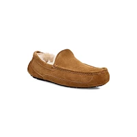 Men's Ascot Suede & Faux-Shearling Slippers