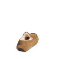Men's Ascot Suede & Faux-Shearling Slippers