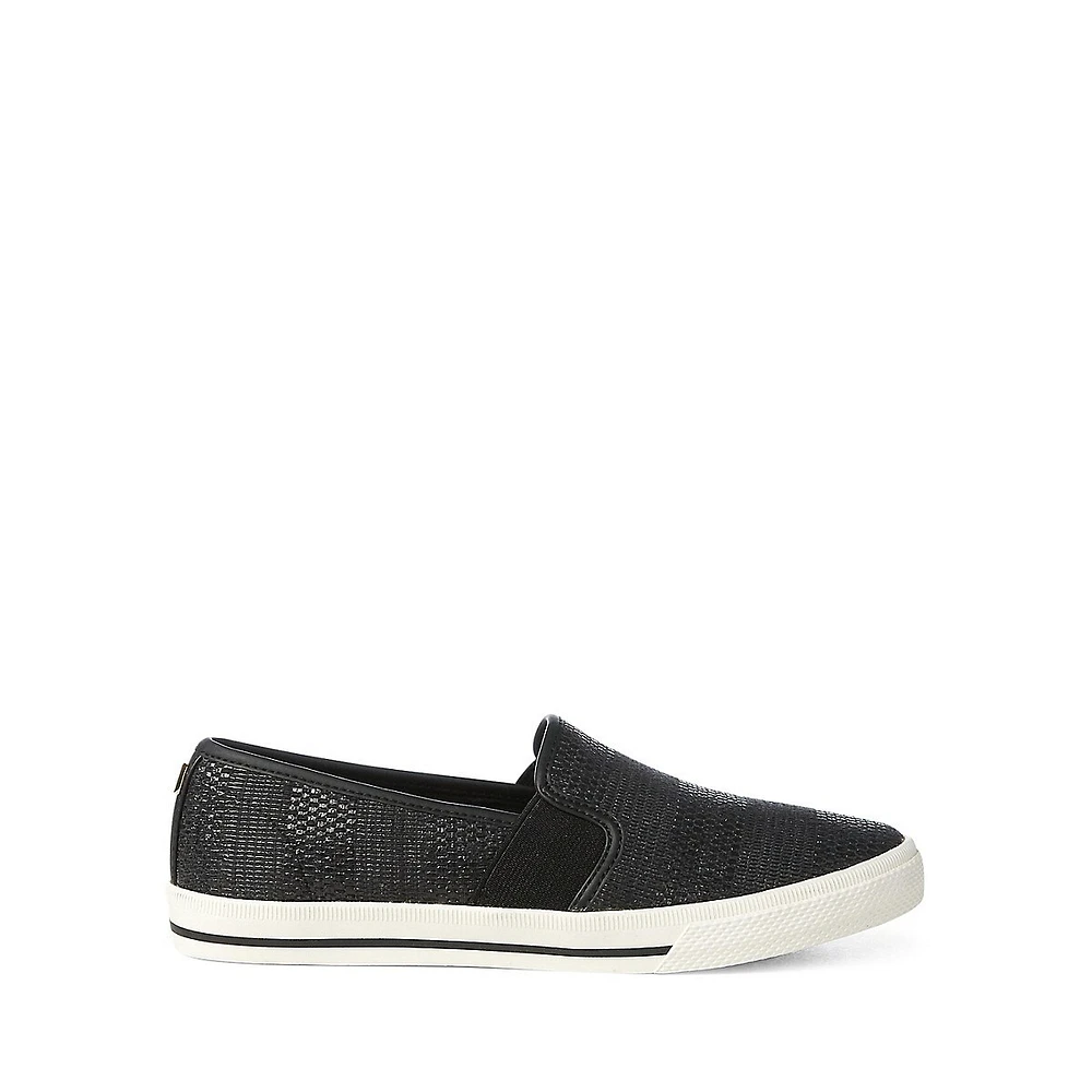 Lauren Ralph Lauren Jinny Slip-On Sneakers - Black