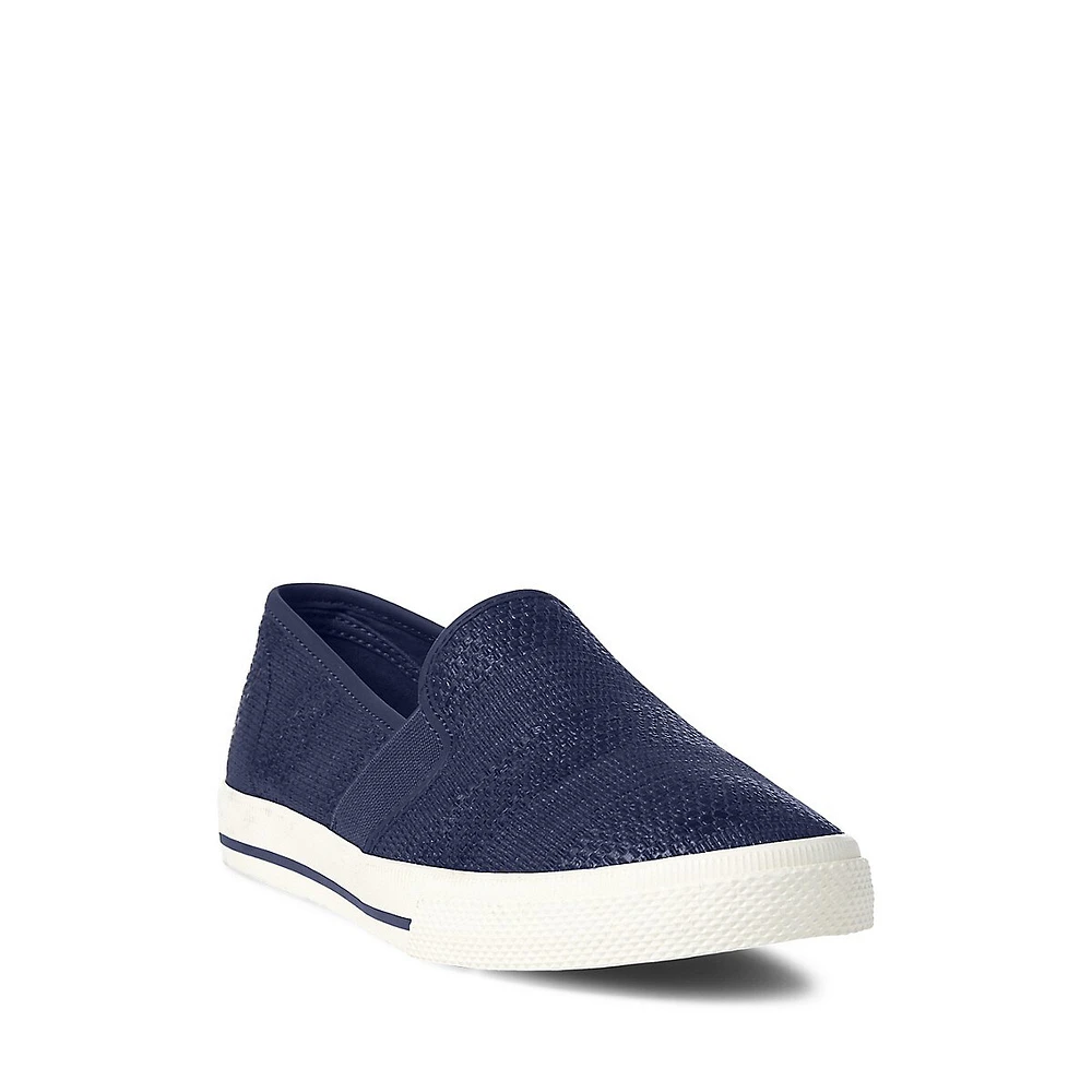 Women's Woven Slip-On Sneakers