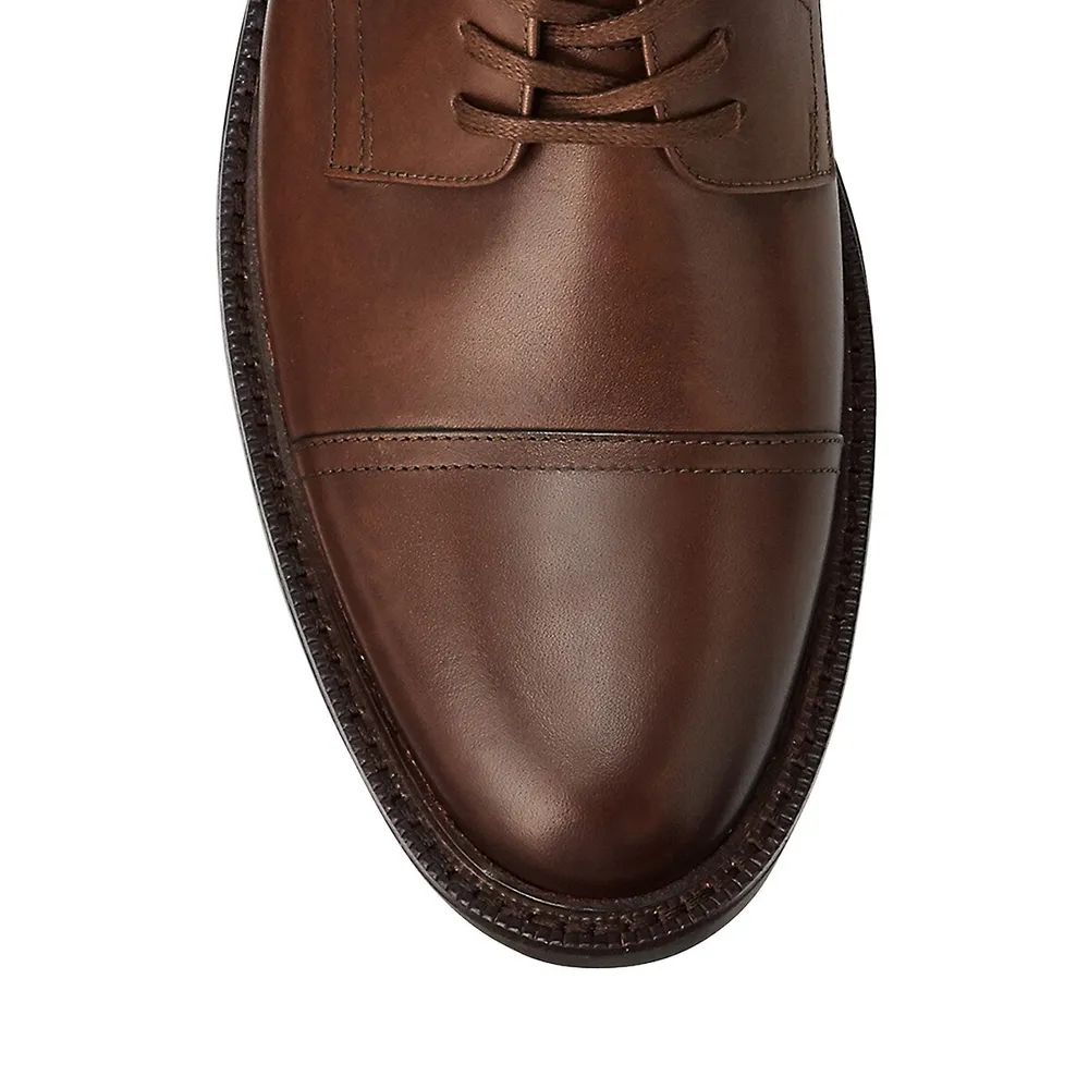 Leather Cap-Toe Derbys