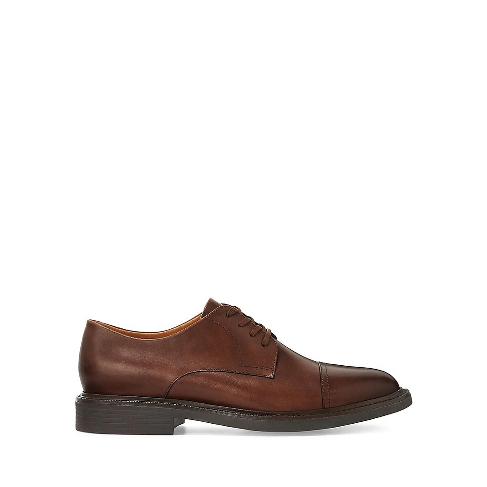 Leather Cap-Toe Derbys