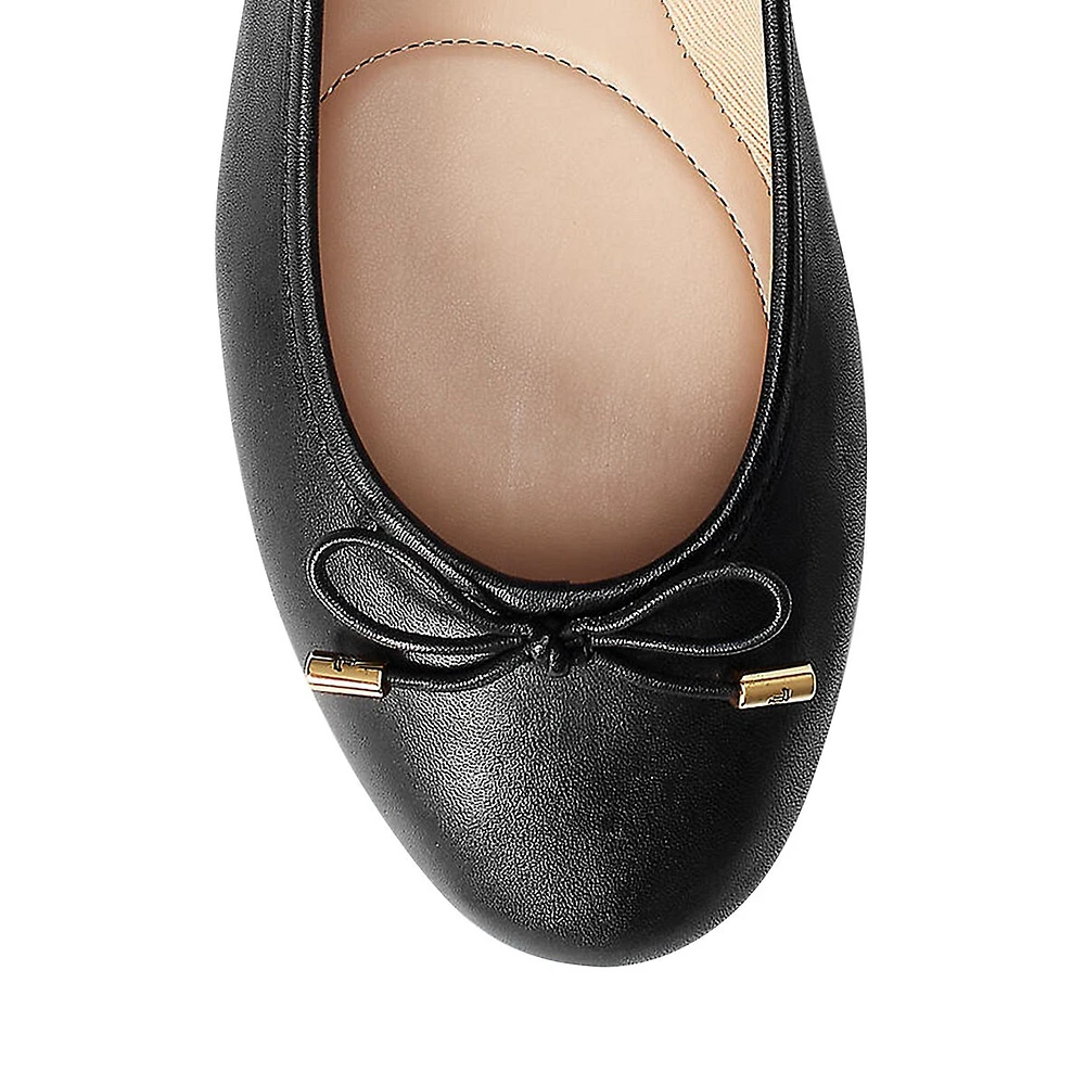 Jayna Leather Flats