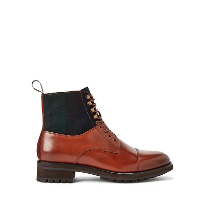 Men's Bryson Leather & Wool Cap-Toe Boots