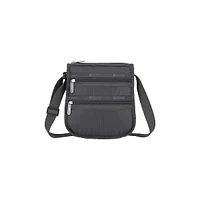 Sac bandoulière classique de taille moyenne à 3 fermetures éclair