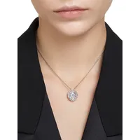 Mesmera Rhodium-Plated Swarovski Crystal Pendant Necklace