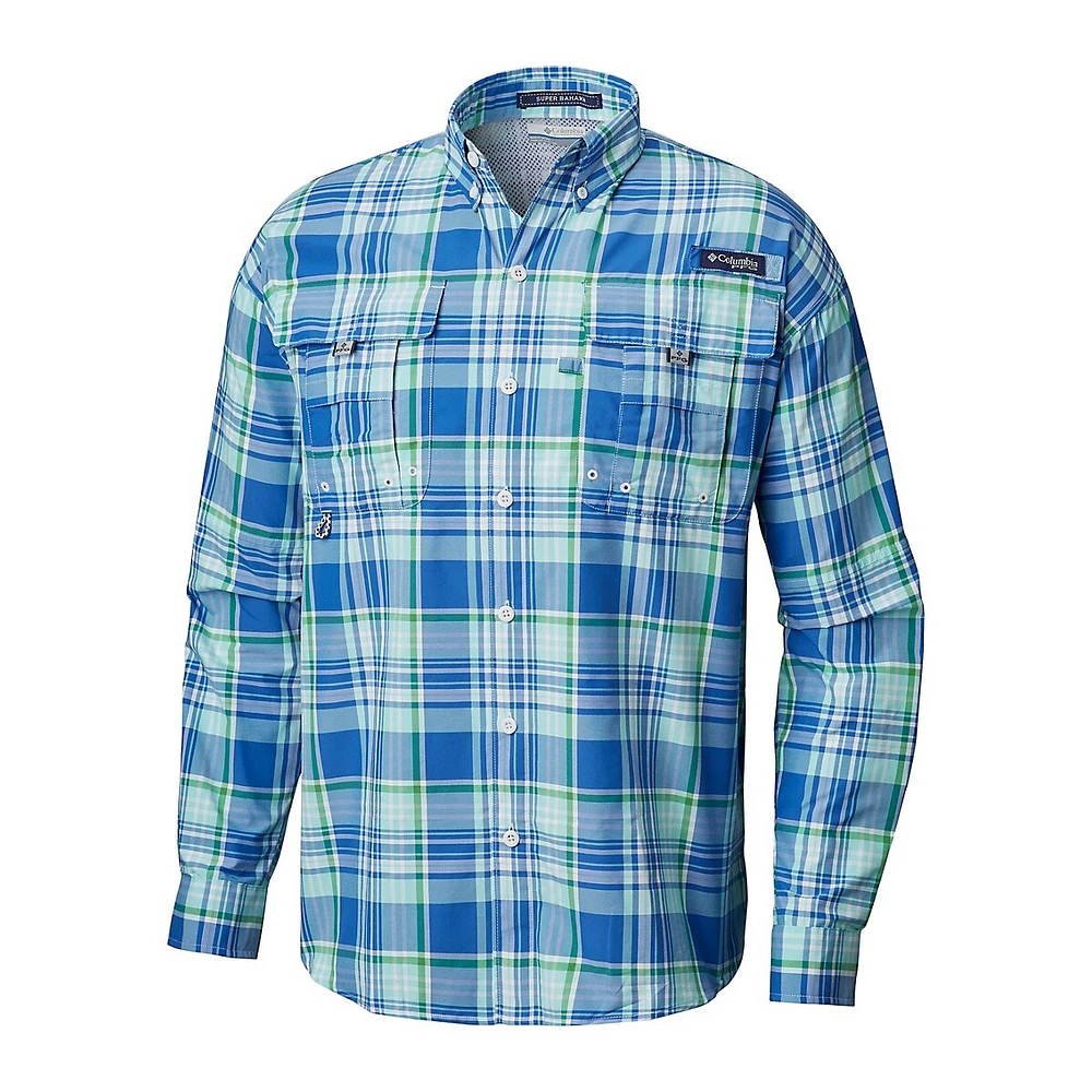 Super Bahama Plaid Button-Down Shirt