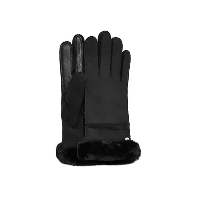 Women's Seamed Tech Sheepskin Gloves