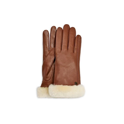 Women's Leather Shorty Gloves