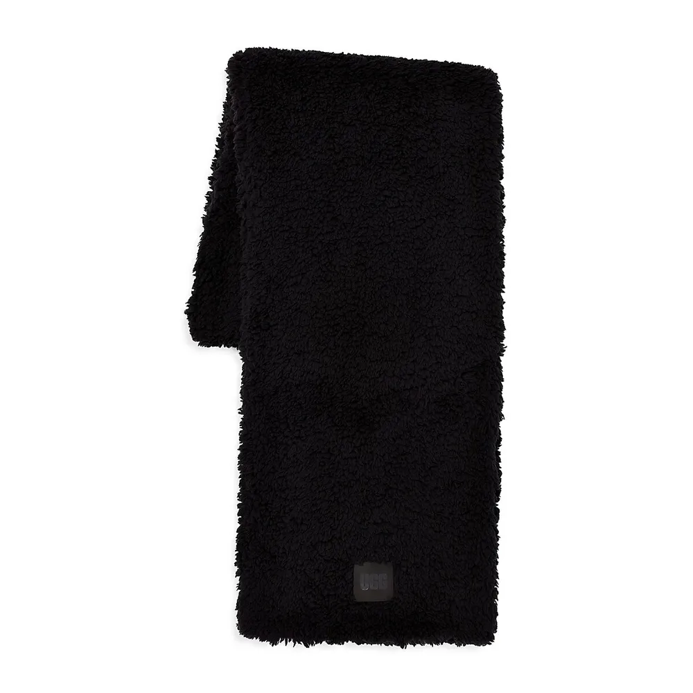 Faux Shearling Oversized Scarf