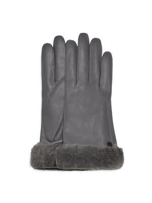 Women's Classic Leather & Sheepskin Tech Gloves