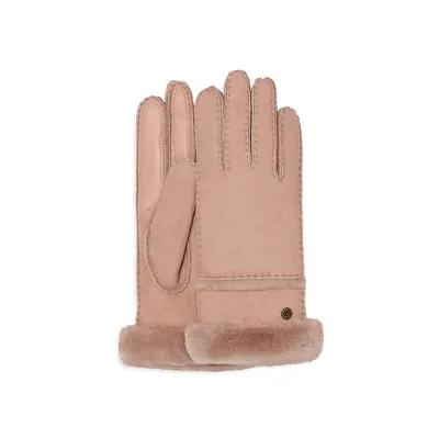 Women's Seamed Sheepskin Tech Gloves