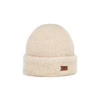 Curly Sheepskin Cuff Toque