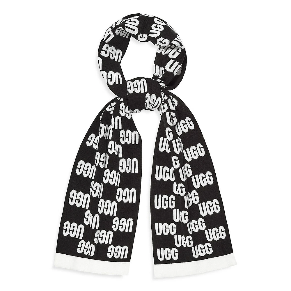 Monogram Check Scarf