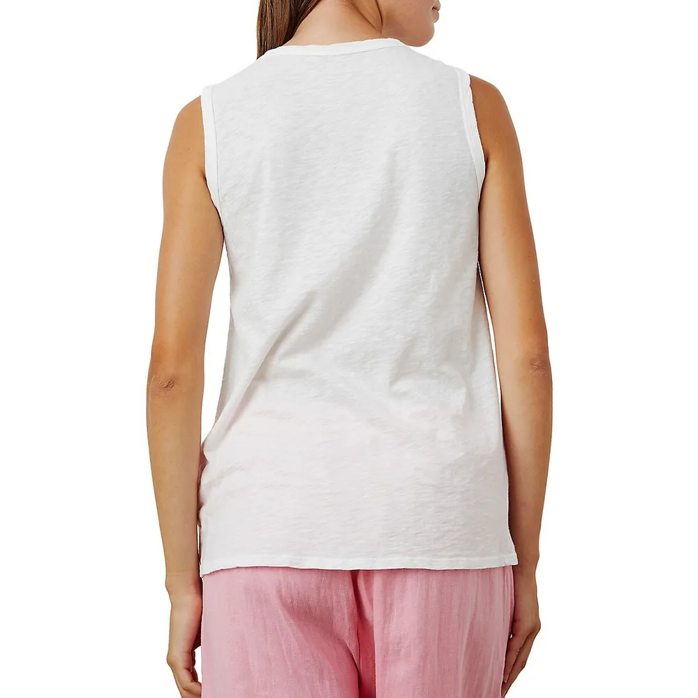Taurus Cotton Slub Tank Top