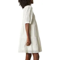 Embroidered Cotton Dress