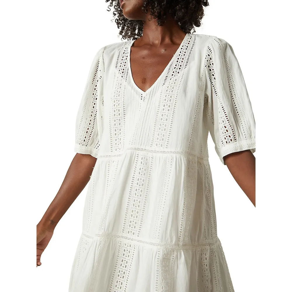 Embroidered Cotton Dress