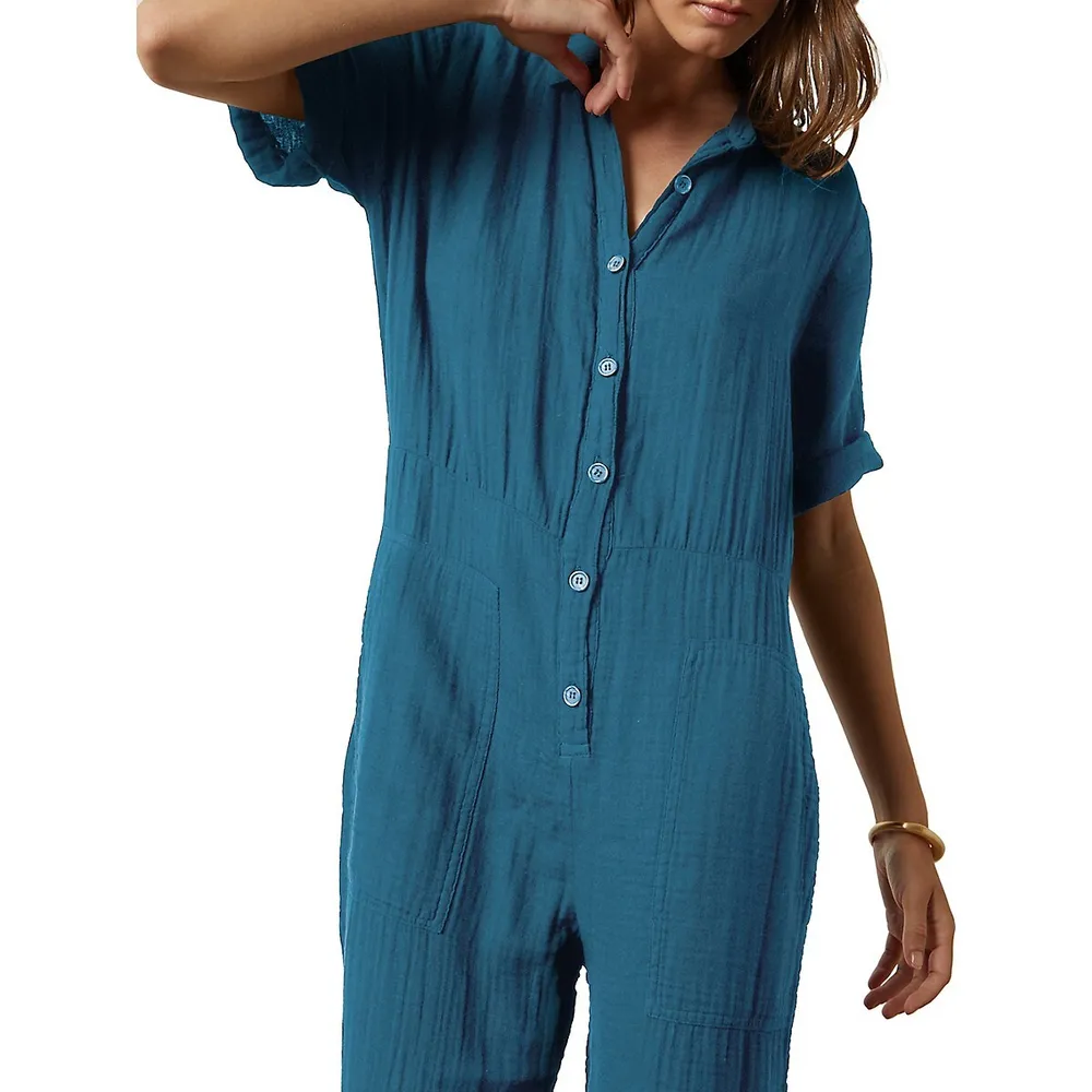 Cotton Gauze Jumpsuit