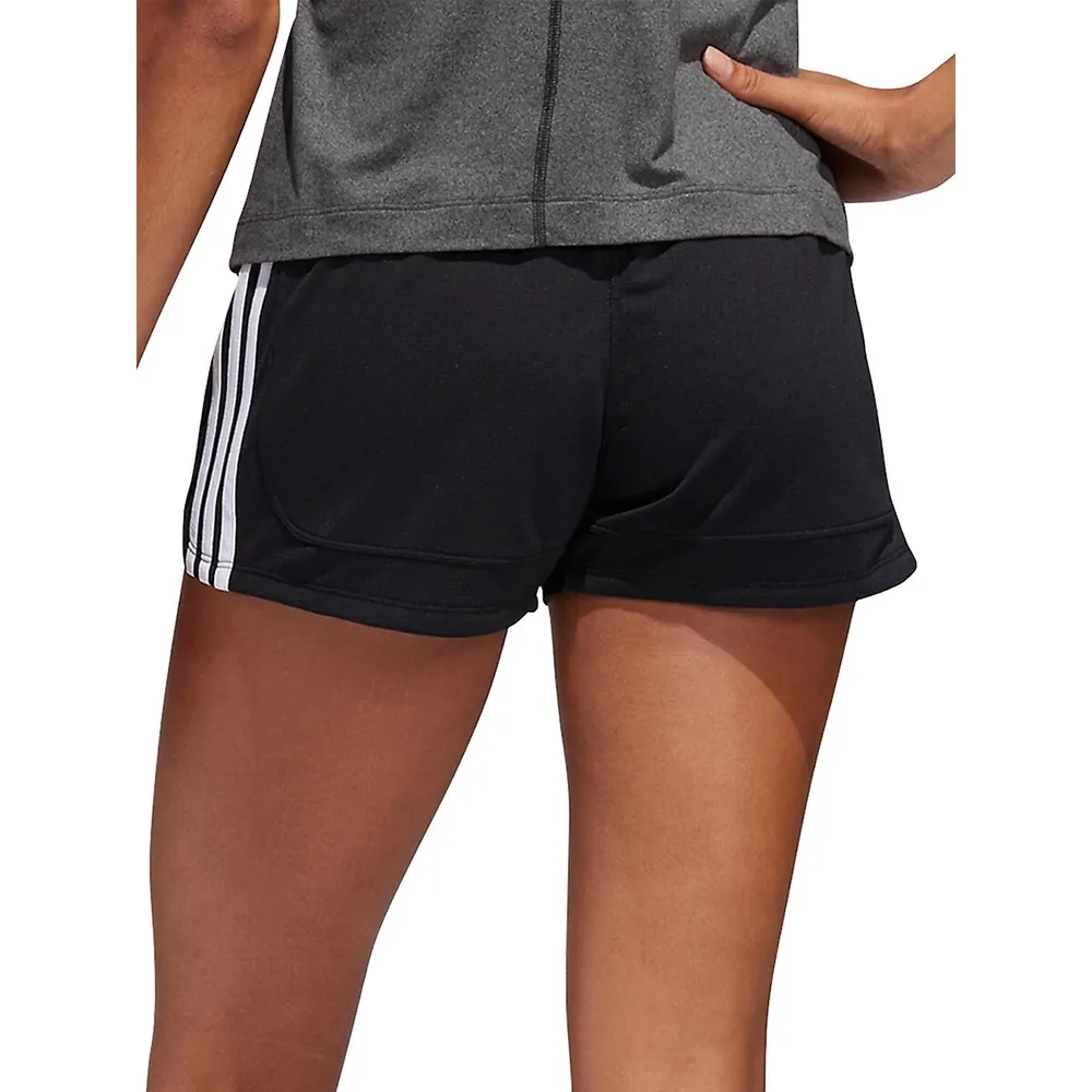 Training Aeroready Climalite Pacer 3-Stripes Knit Quarter Shorts