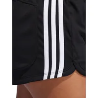 Training Aeroready Climalite Pacer 3-Stripes Knit Quarter Shorts