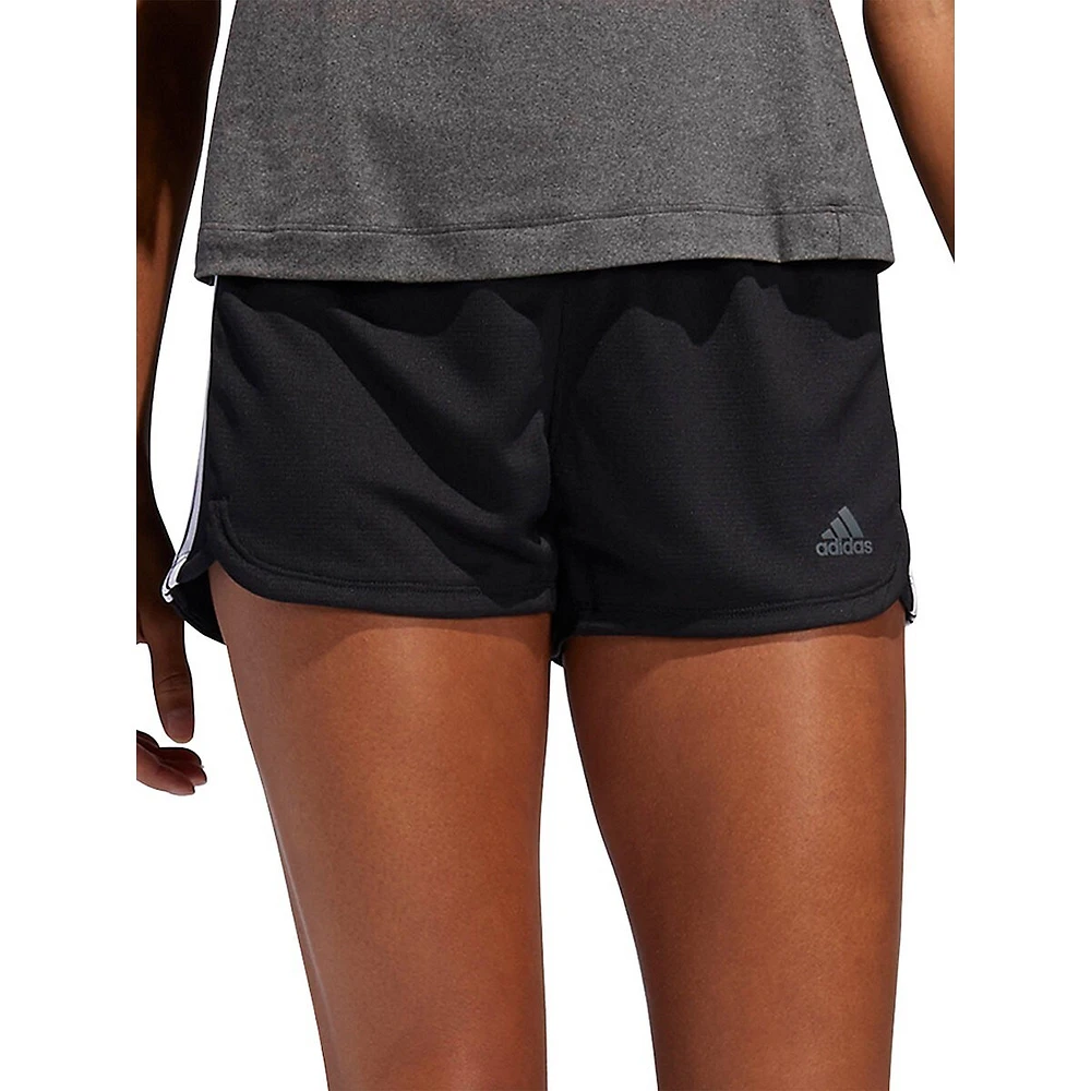 Training Aeroready Climalite Pacer 3-Stripes Knit Quarter Shorts