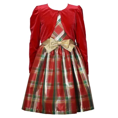 Ensemble robe et cardigan Traditional Holiday pour fille