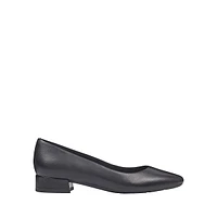 Caldise 2 Leather Low-Heel Pumps