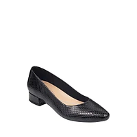 Caldise 2 Leather Low-Heel Pumps