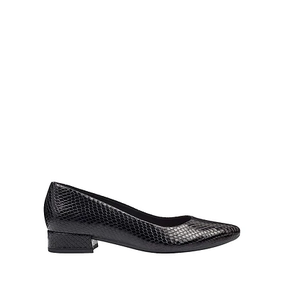 Caldise 2 Leather Low-Heel Pumps