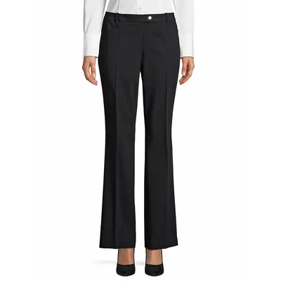 Crosshatched Modern-Fit Pants