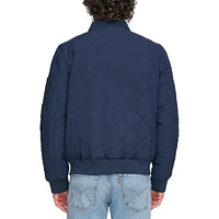 Quilted Bomber Jacket