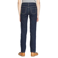 Girl's Mid-Rise Straight Jeans