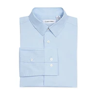 Boy's Long-Sleeve Stretch Poplin Shirt