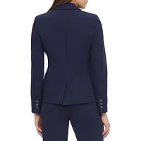 Tailored-Fit Single-Breasted Blazer