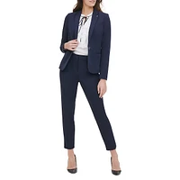 Tailored-Fit Single-Breasted Blazer