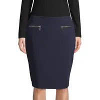 Knee-Length Pencil Skirt