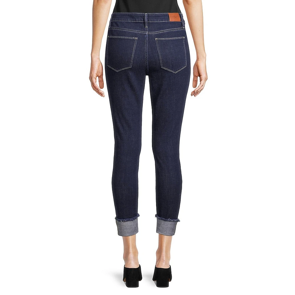 Tribeca Skinny Crop Cuffed Jeans