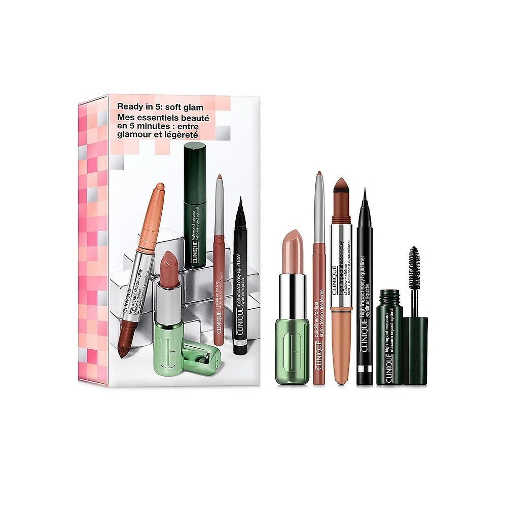 Ready In 5 - Soft Glam 5-Piece Makeup Set