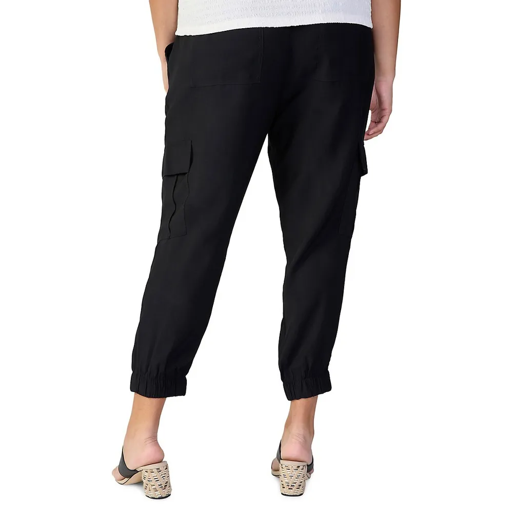 The Harmony Gathered-Cuff Cargo Pants