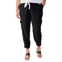 The Harmony Gathered-Cuff Cargo Pants