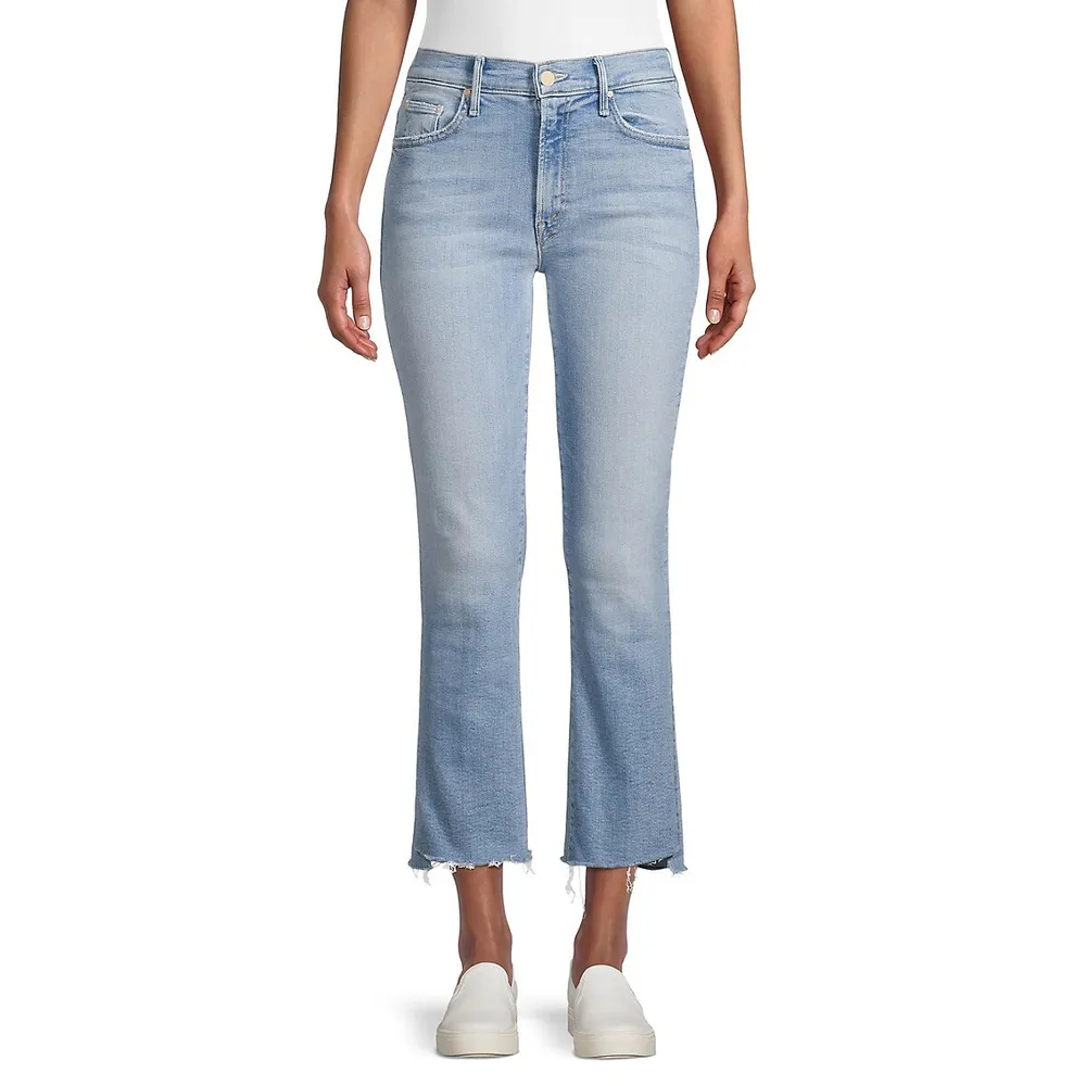 Insider Cropped Step-Hem Jeans