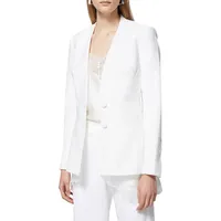 Allie Crepe Combo Basque Jacket