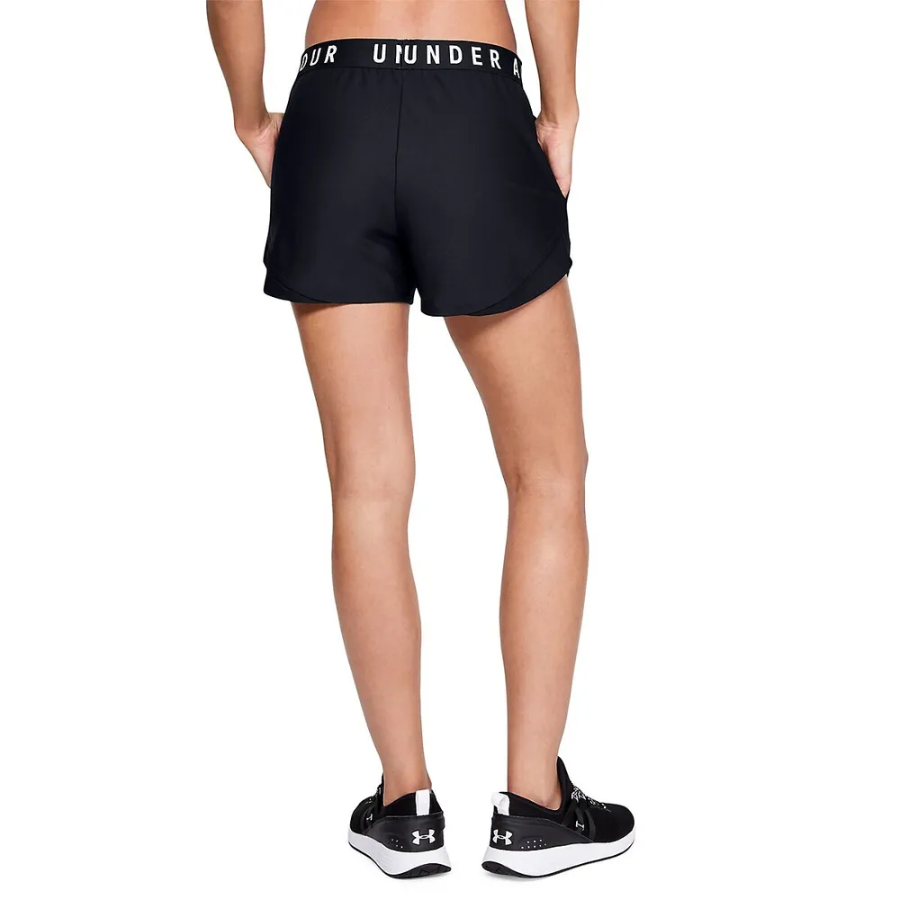 Women's Play Up 2.0 Shorts in Black by Under Armour