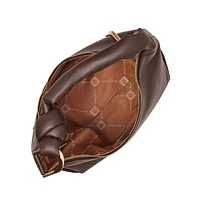 Knotted Tassel-Zip Hobo Bag