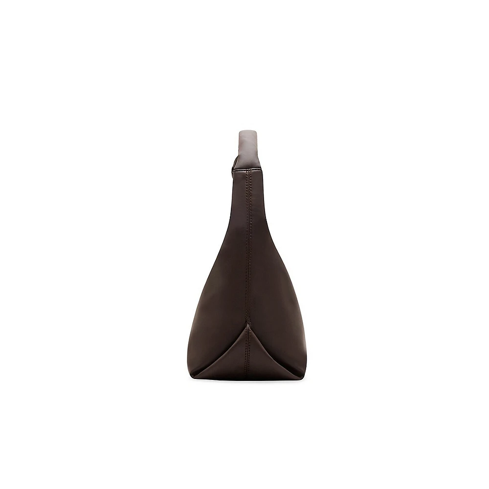Knotted Tassel-Zip Hobo Bag