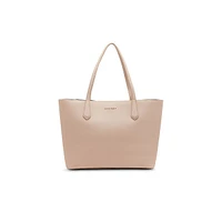 Double-Compartment Tote With Pouch