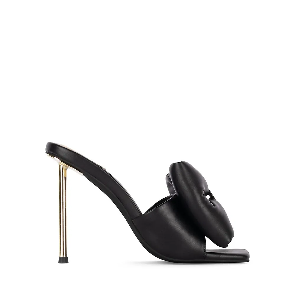 Bow Down Stiletto-Heel Sandals