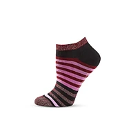 Women's Striped No Show Socks